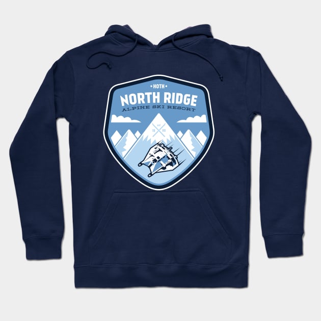 North Ridge Ski Resort Hoodie by Stationjack